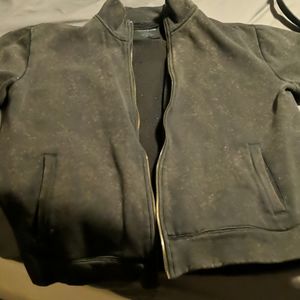 Mens DKNY zip-up sweater